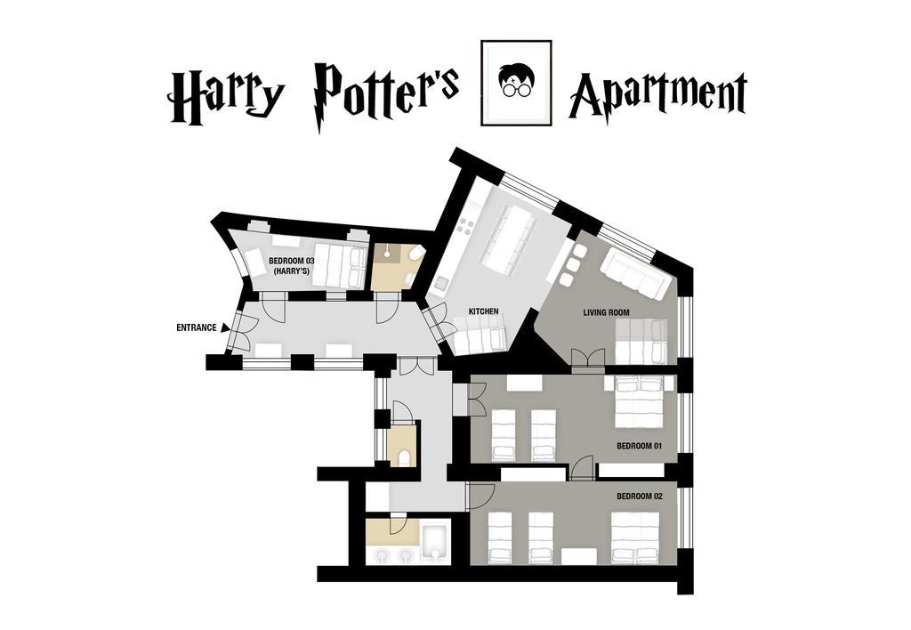 Amazing Harry Potter's Apt. At Old Town *